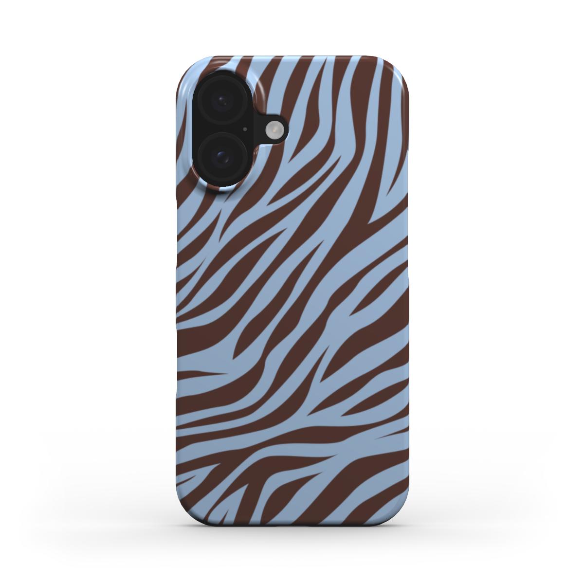 Zebra Blue - Slim Case