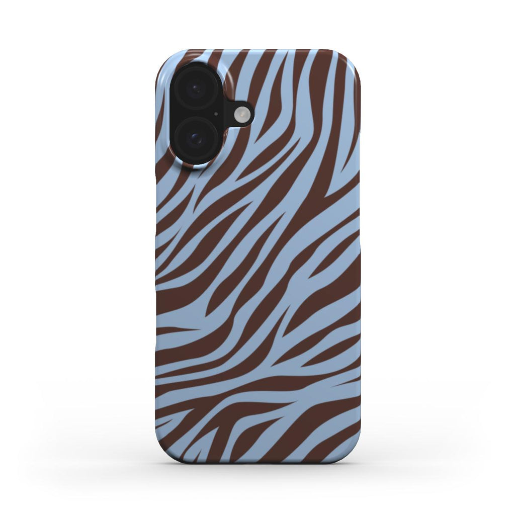 Zebra Blue - Slim Case