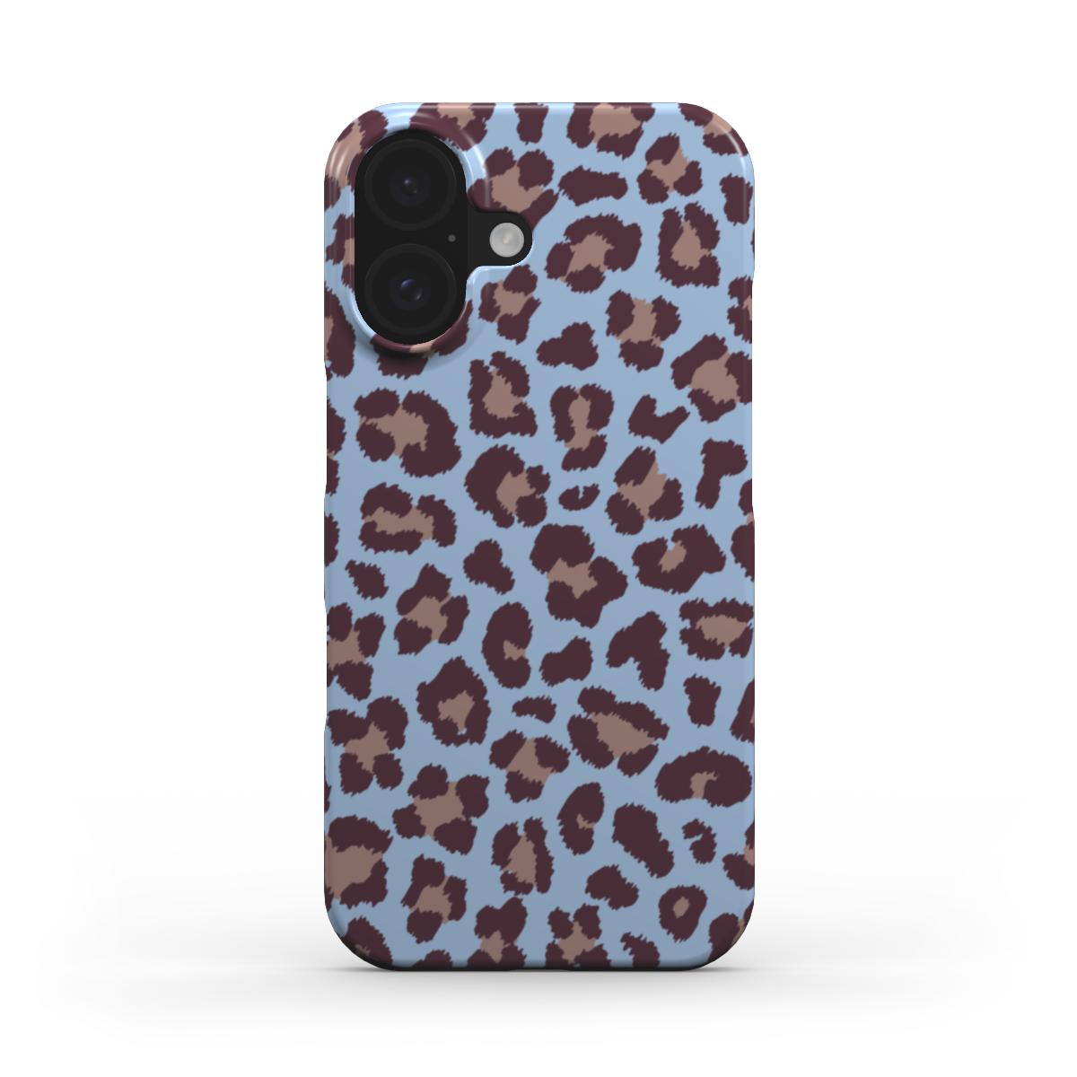 Leopard Blue - Slim Case