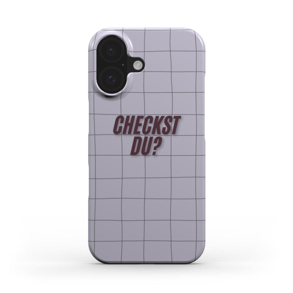 Checkst Du? Grey - Slim Case