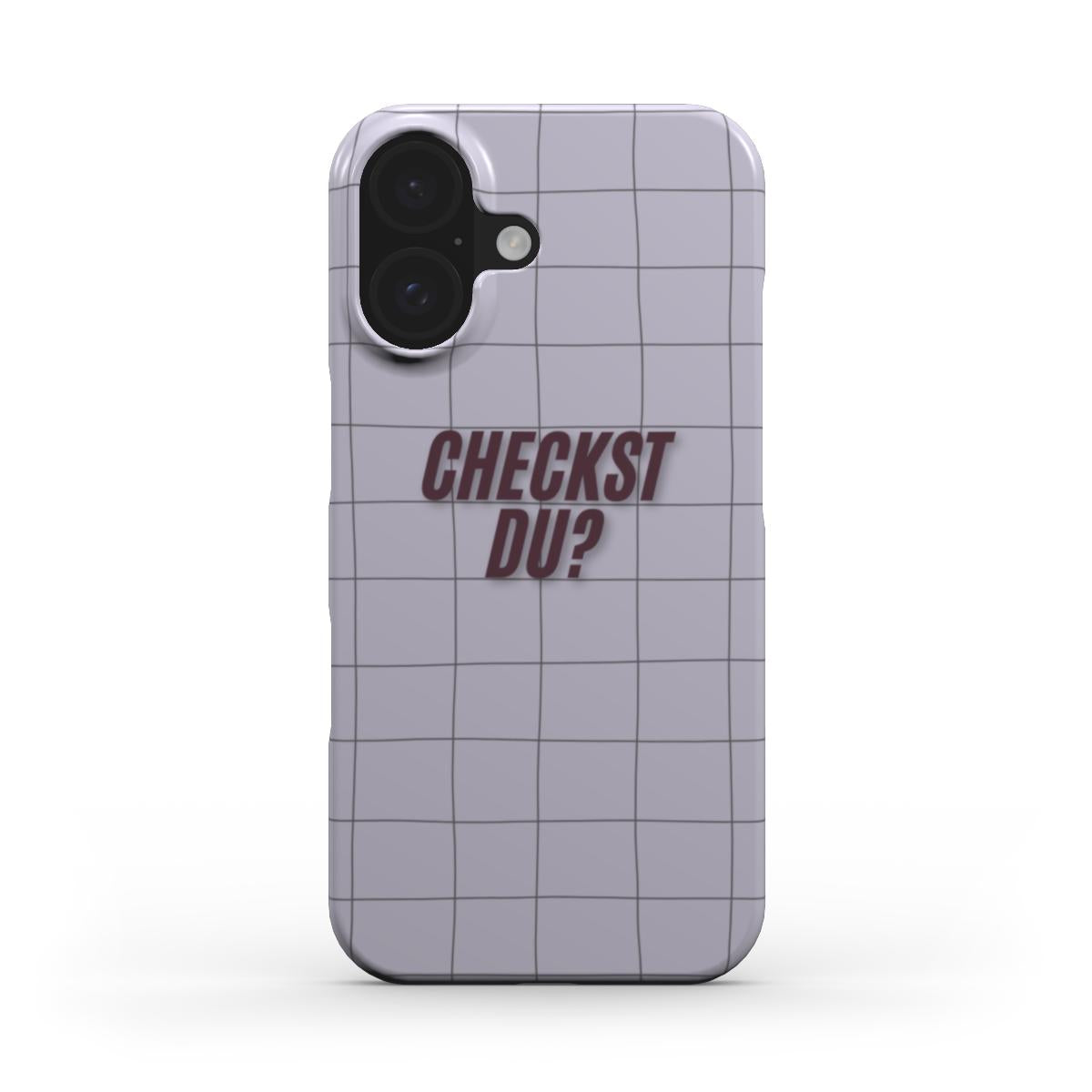 Checkst Du? Grey - Slim Case