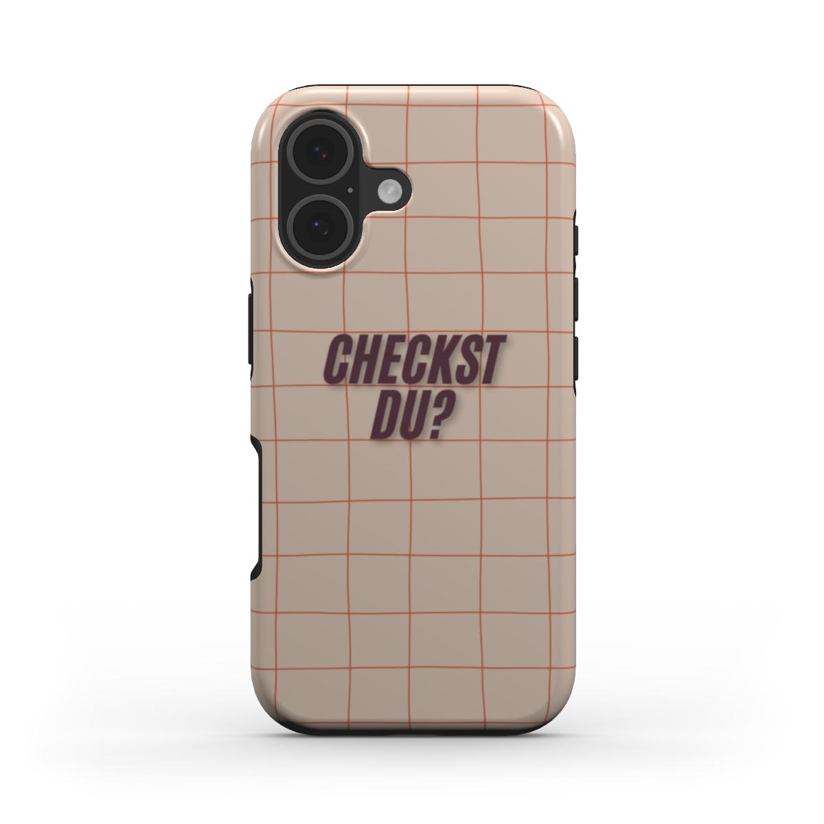 Checkst Du? Beige - MagSafe Tough Case