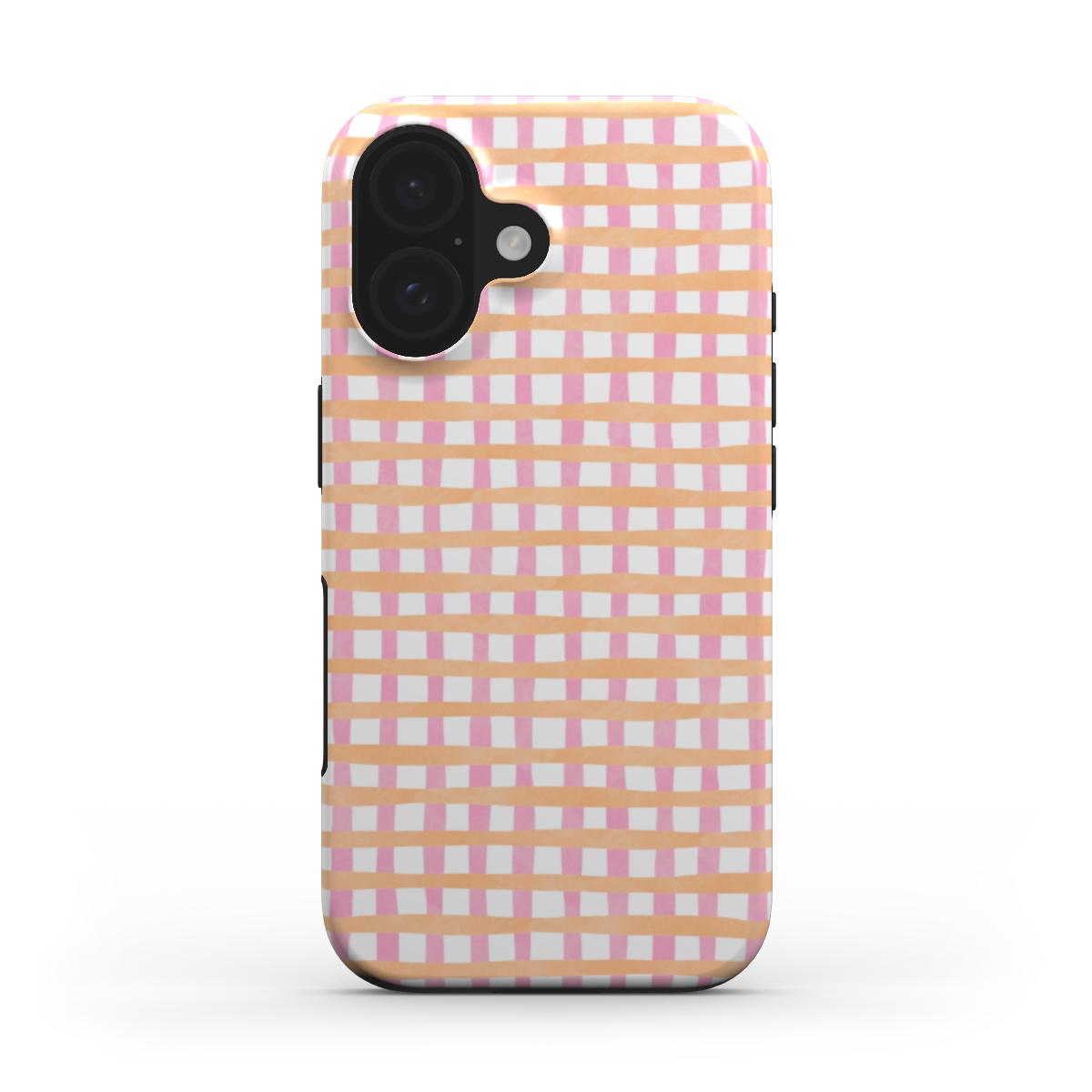 Checked Orange - Tough Case