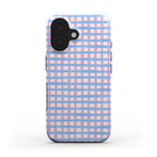 Checked Blue & Pink - Tough Case
