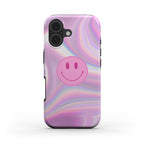 Pink Power Smiley - MagSafe Tough Case