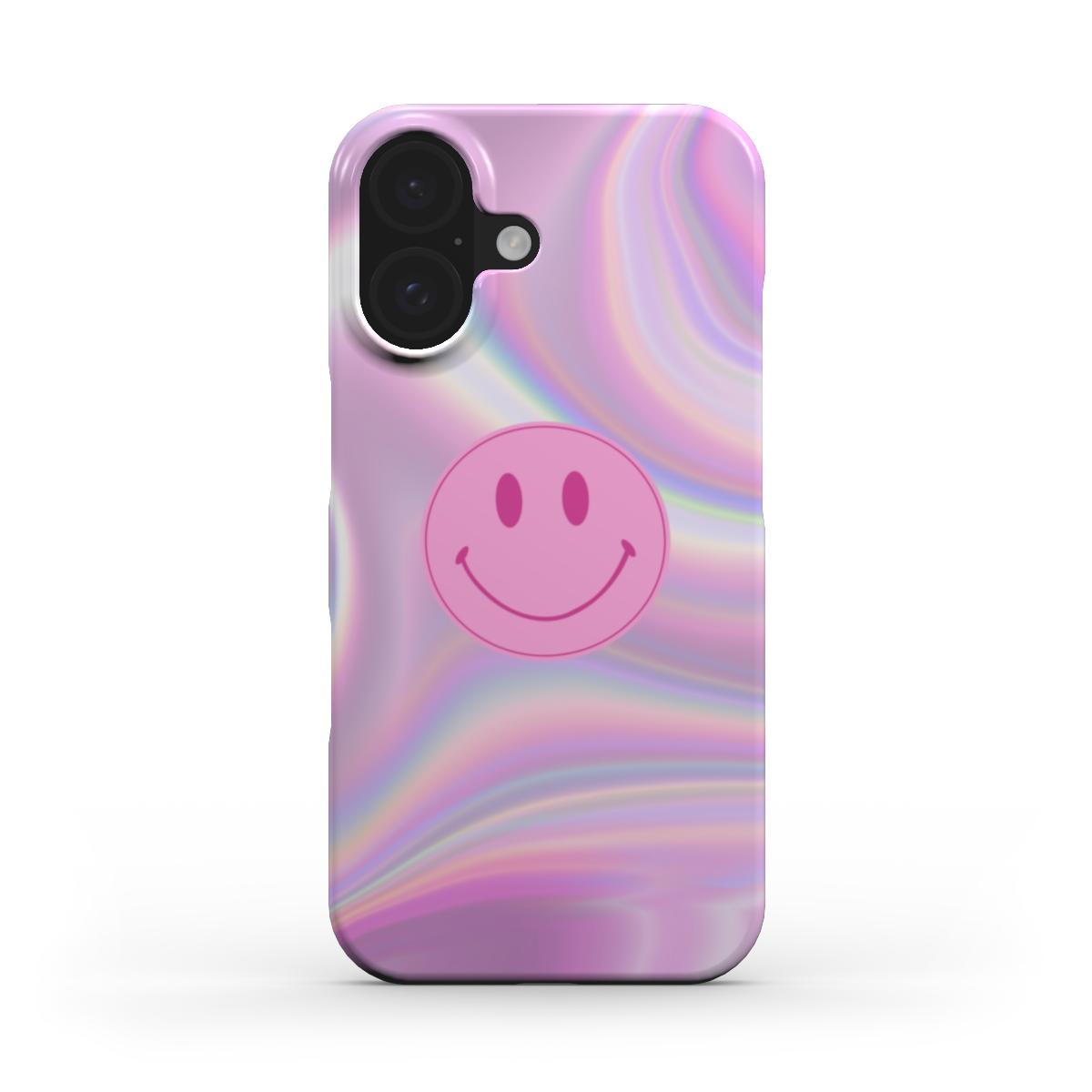 Pink Power Smiley  - Slim Case
