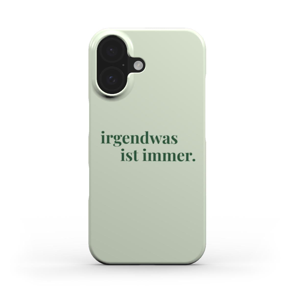 Irgendwas ist Immer Green - Slim Case