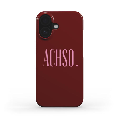 Achso Burgundy - Slim Case