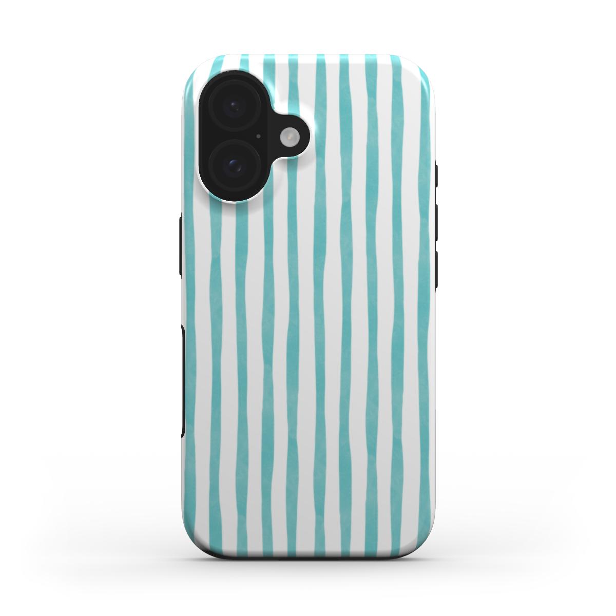 Aqua Stripes - Tough Case