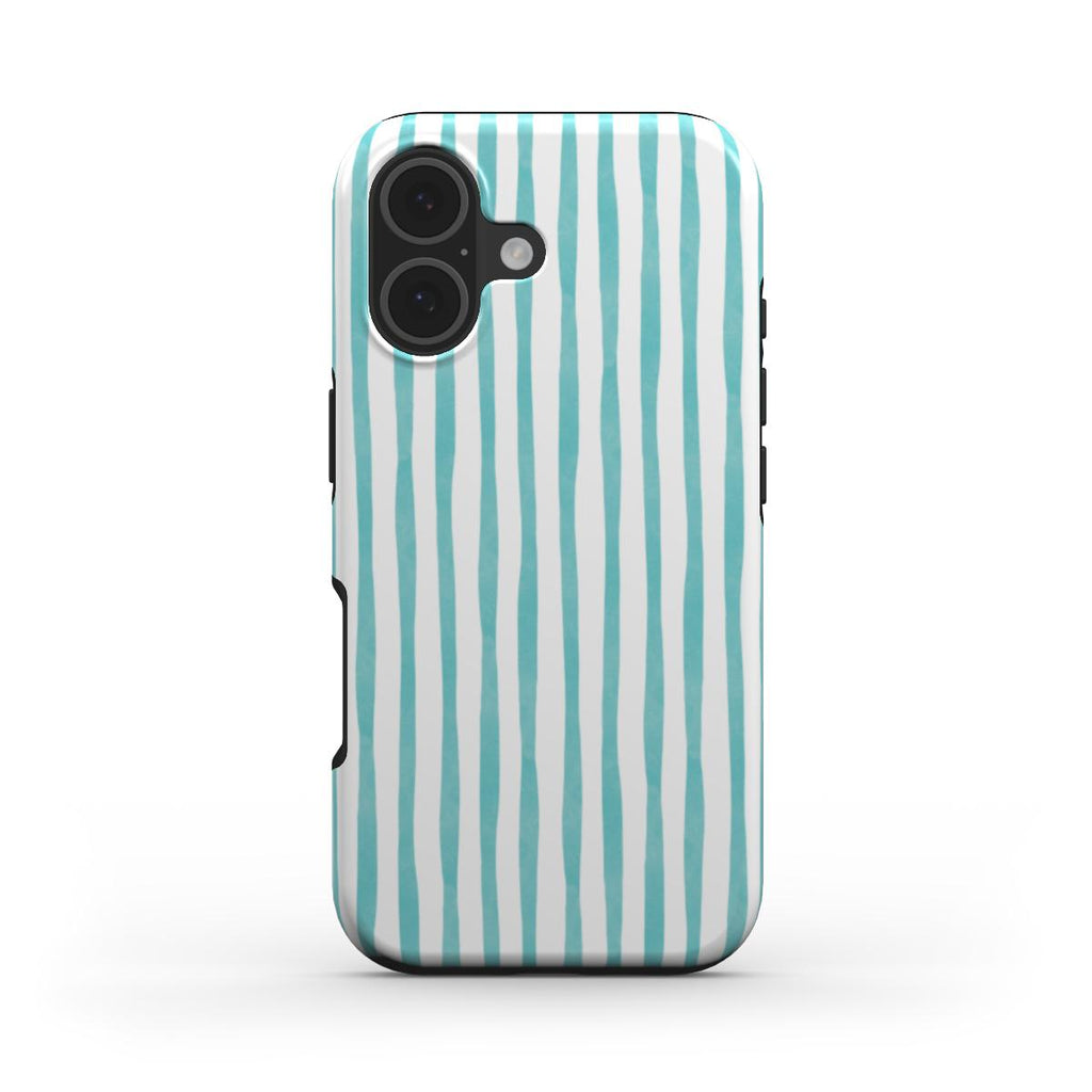 Aqua Stripes - MagSafe Tough Case