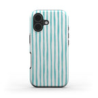 Aqua Stripes - MagSafe Tough Case