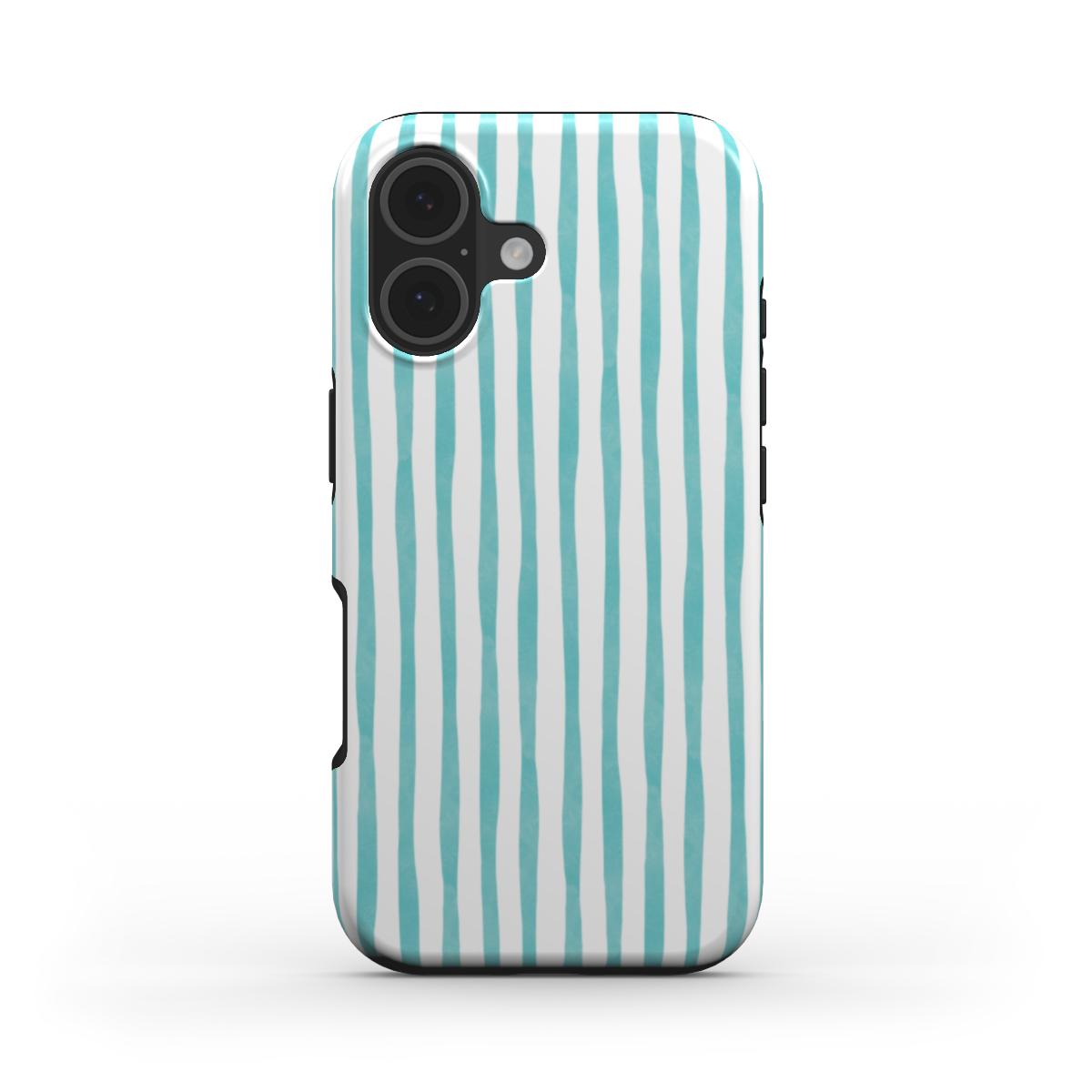 Aqua Stripes - MagSafe Tough Case