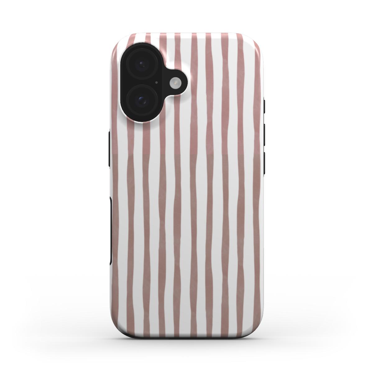 Burgundy Stripes - Tough Case