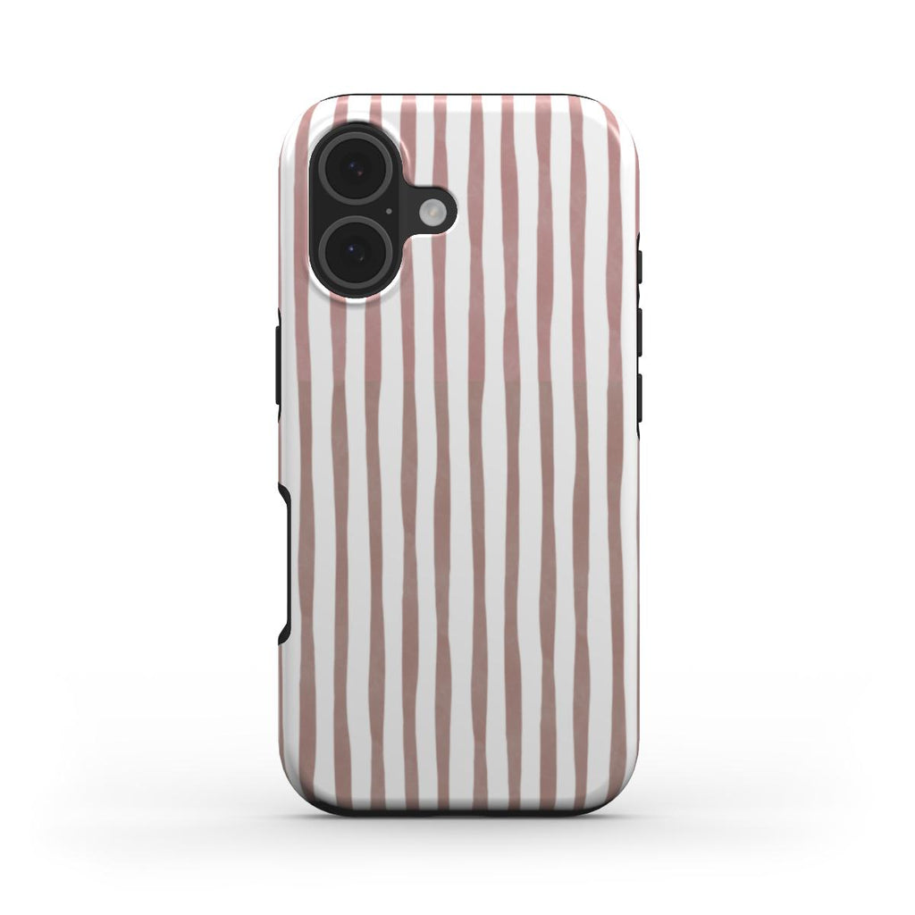 Burgundy Stripes - MagSafe Tough Case