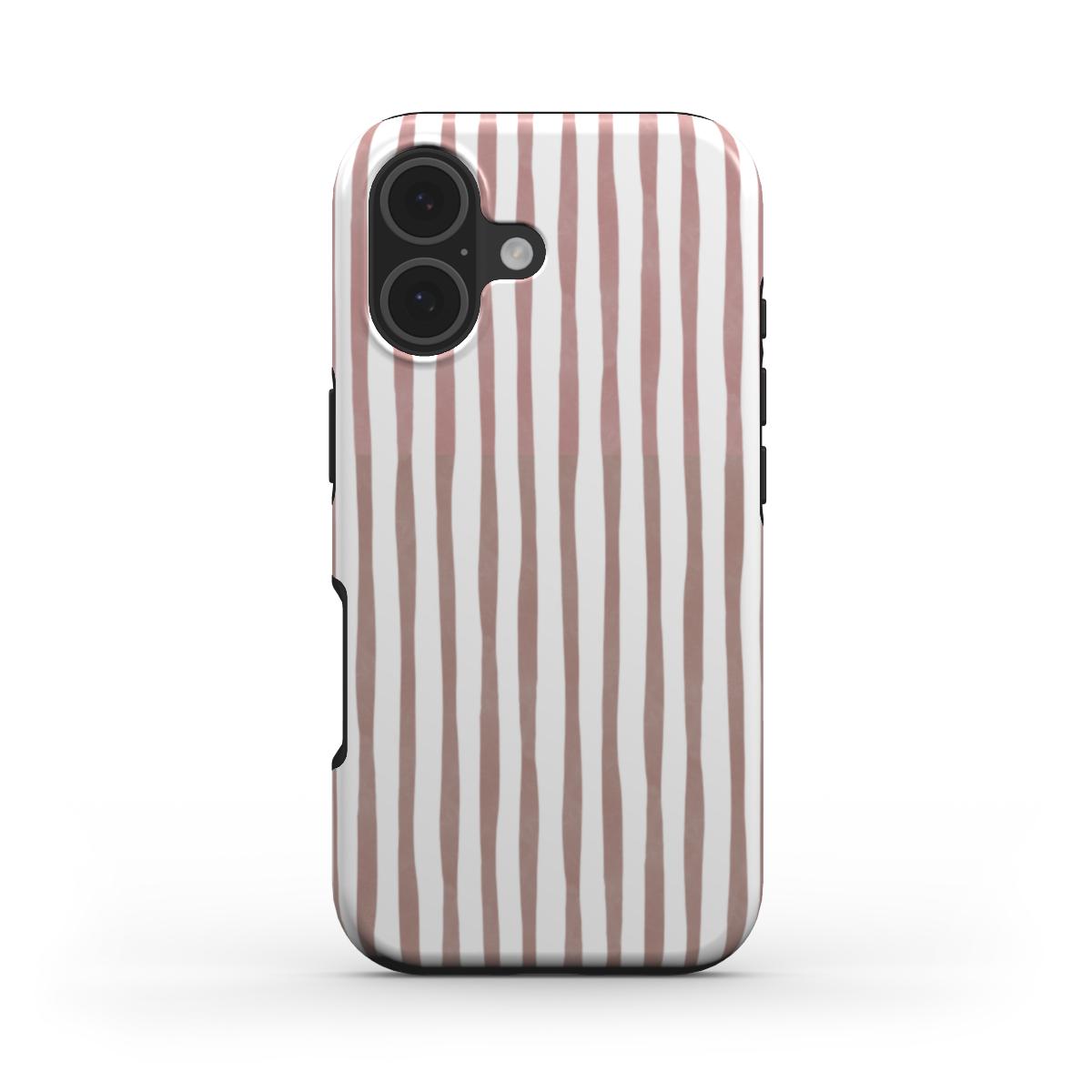 Burgundy Stripes - MagSafe Tough Case
