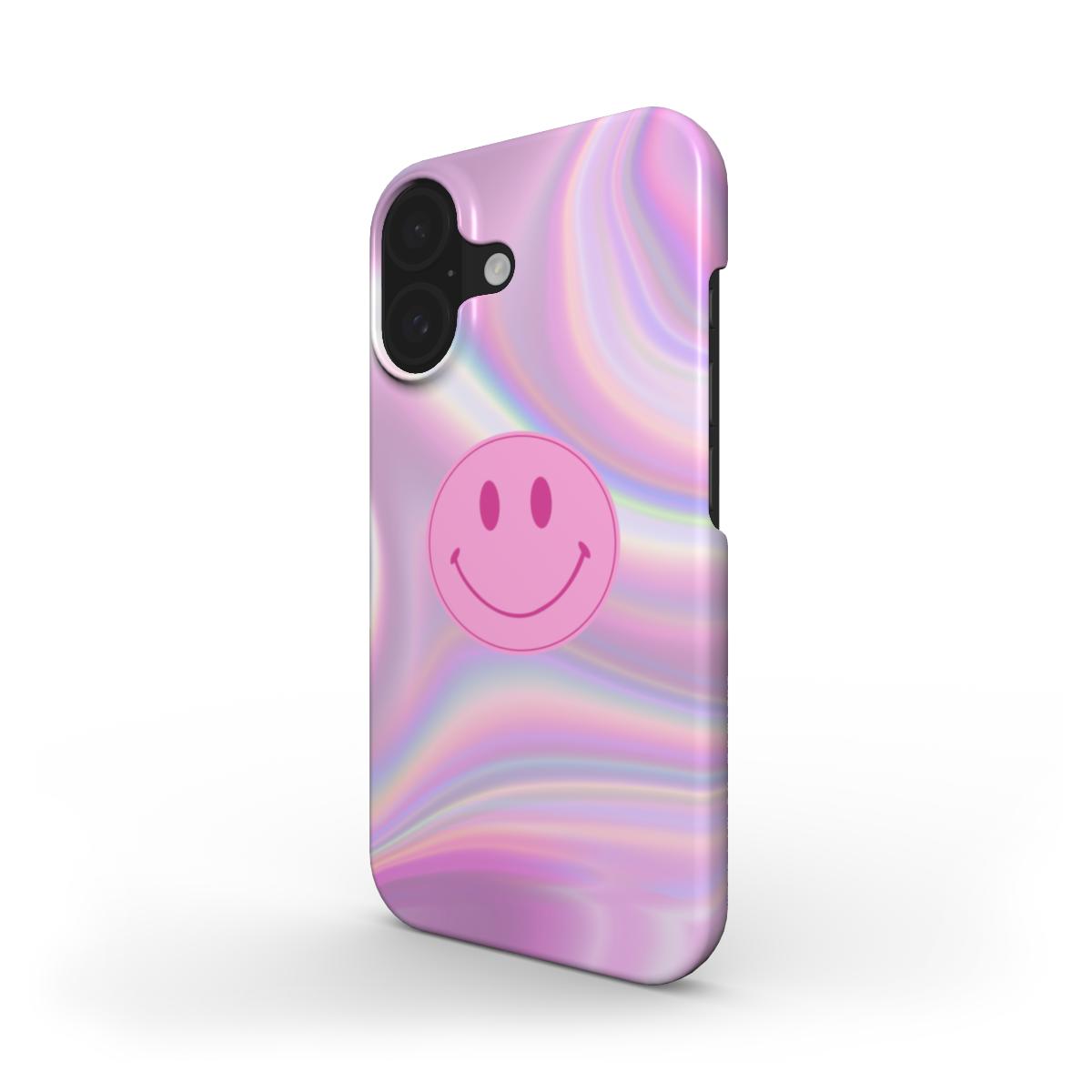 Pink Power Smiley  - Slim Case
