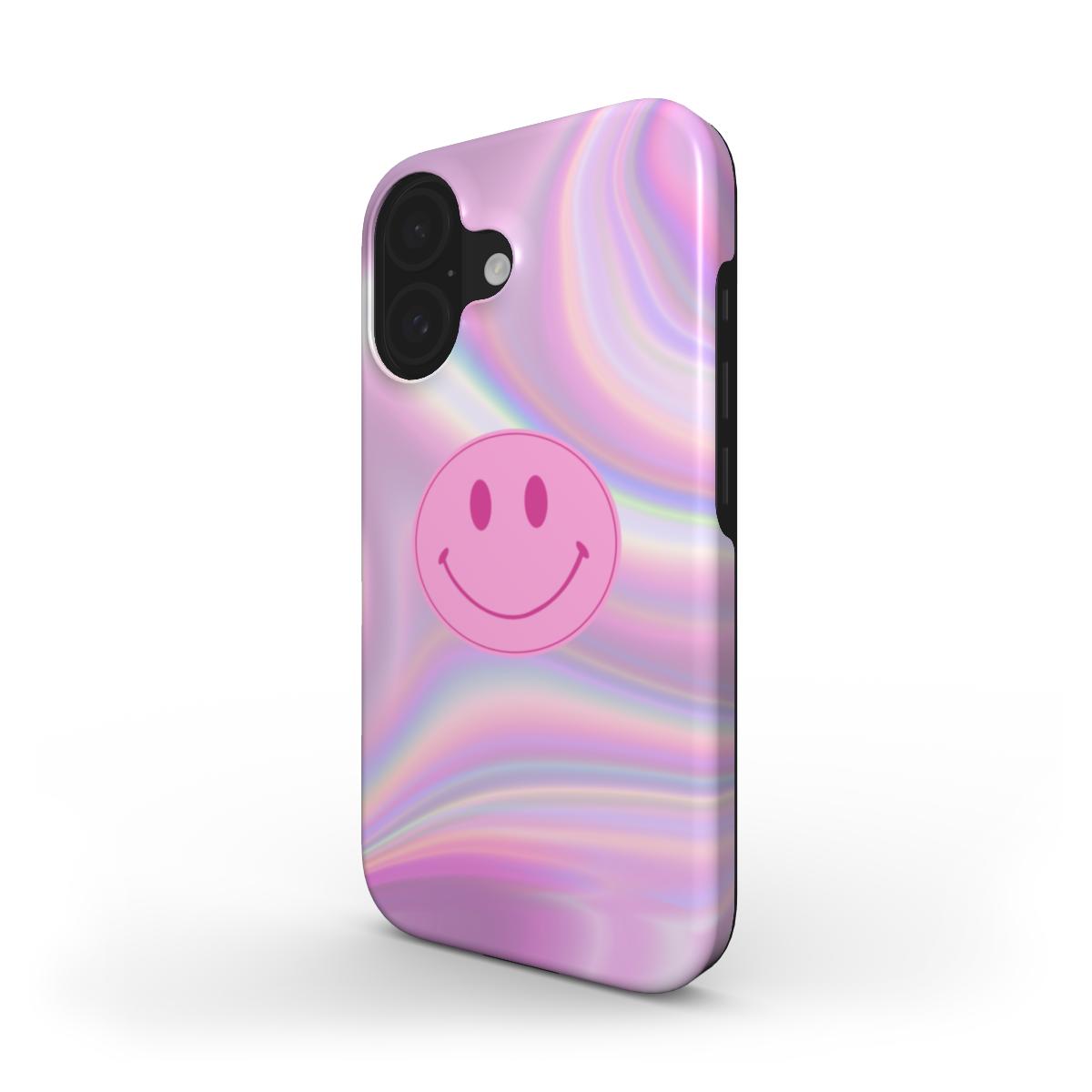 Pink Power Smiley - Tough Case