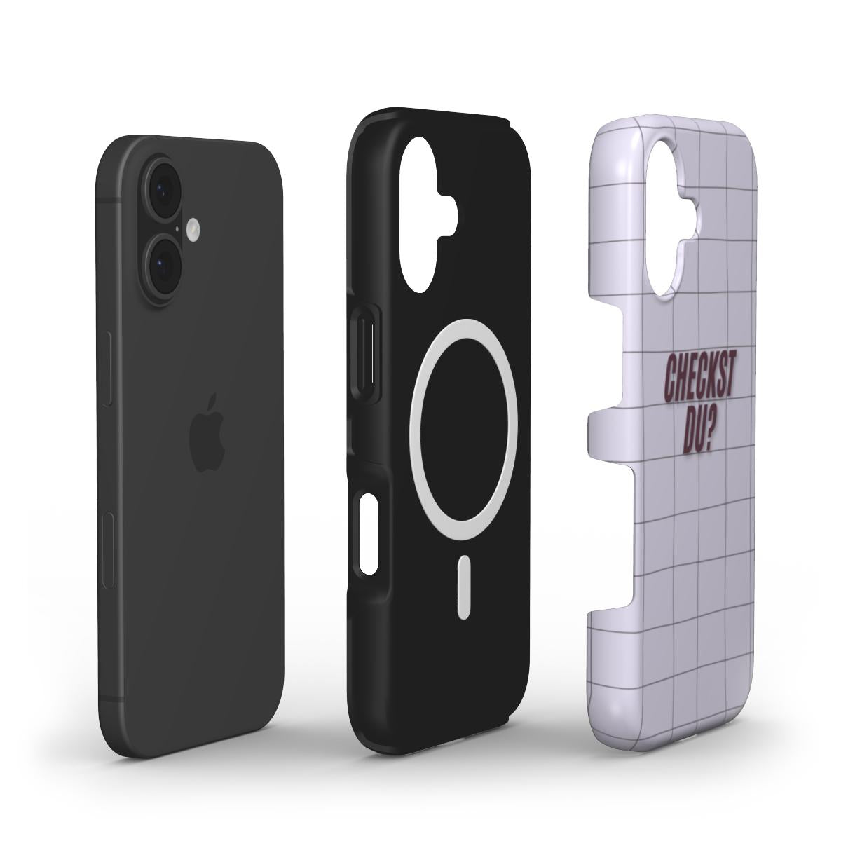 Checkst Du? Grey - MagSafe Tough Case