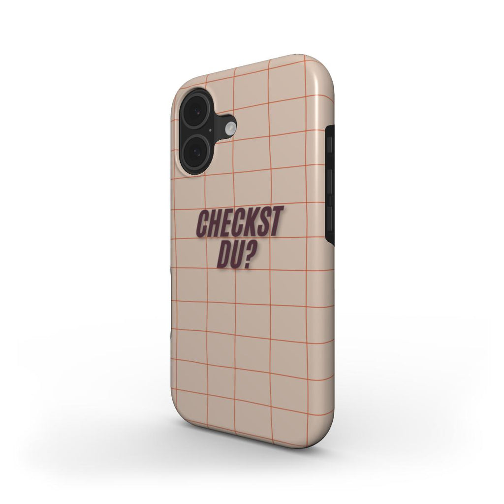 Checkst Du? Beige - MagSafe Tough Case