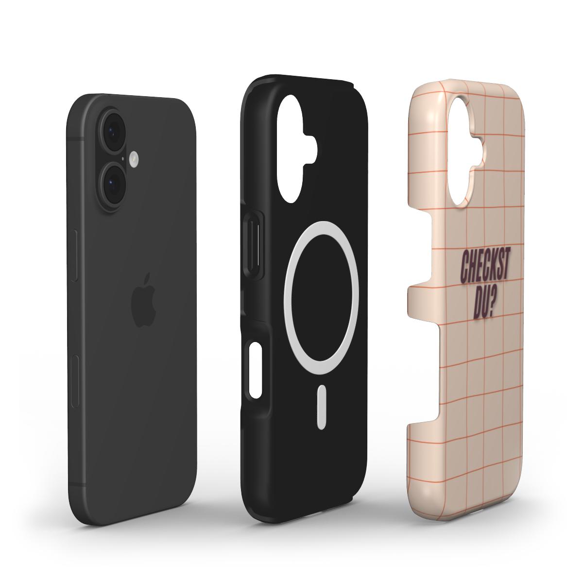 Checkst Du? Beige - MagSafe Tough Case