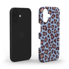 Leopard Blue - Slim Case