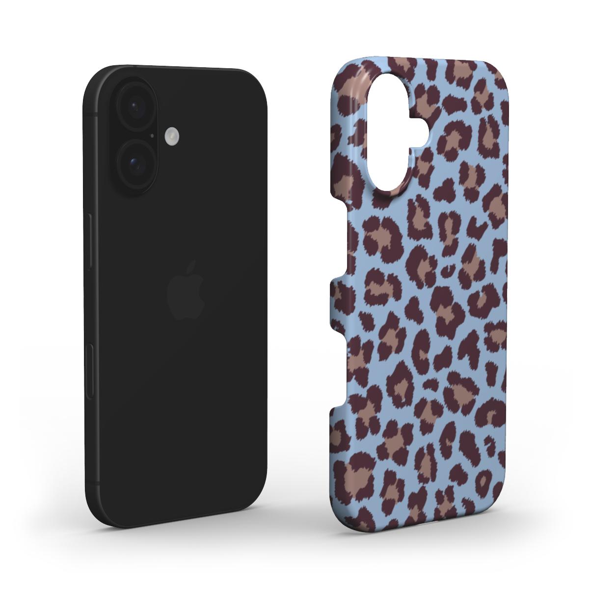 Leopard Blue - Slim Case