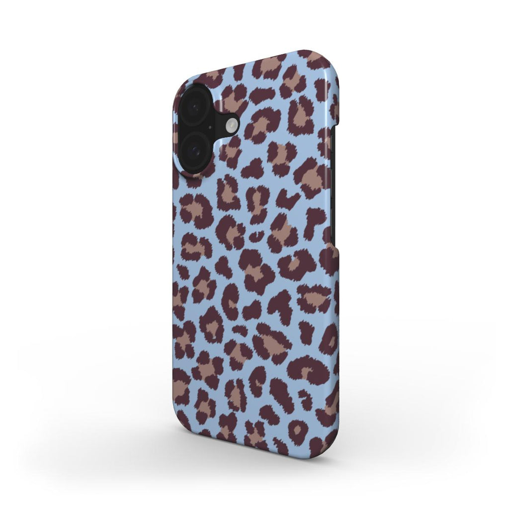 Leopard Blue - Slim Case