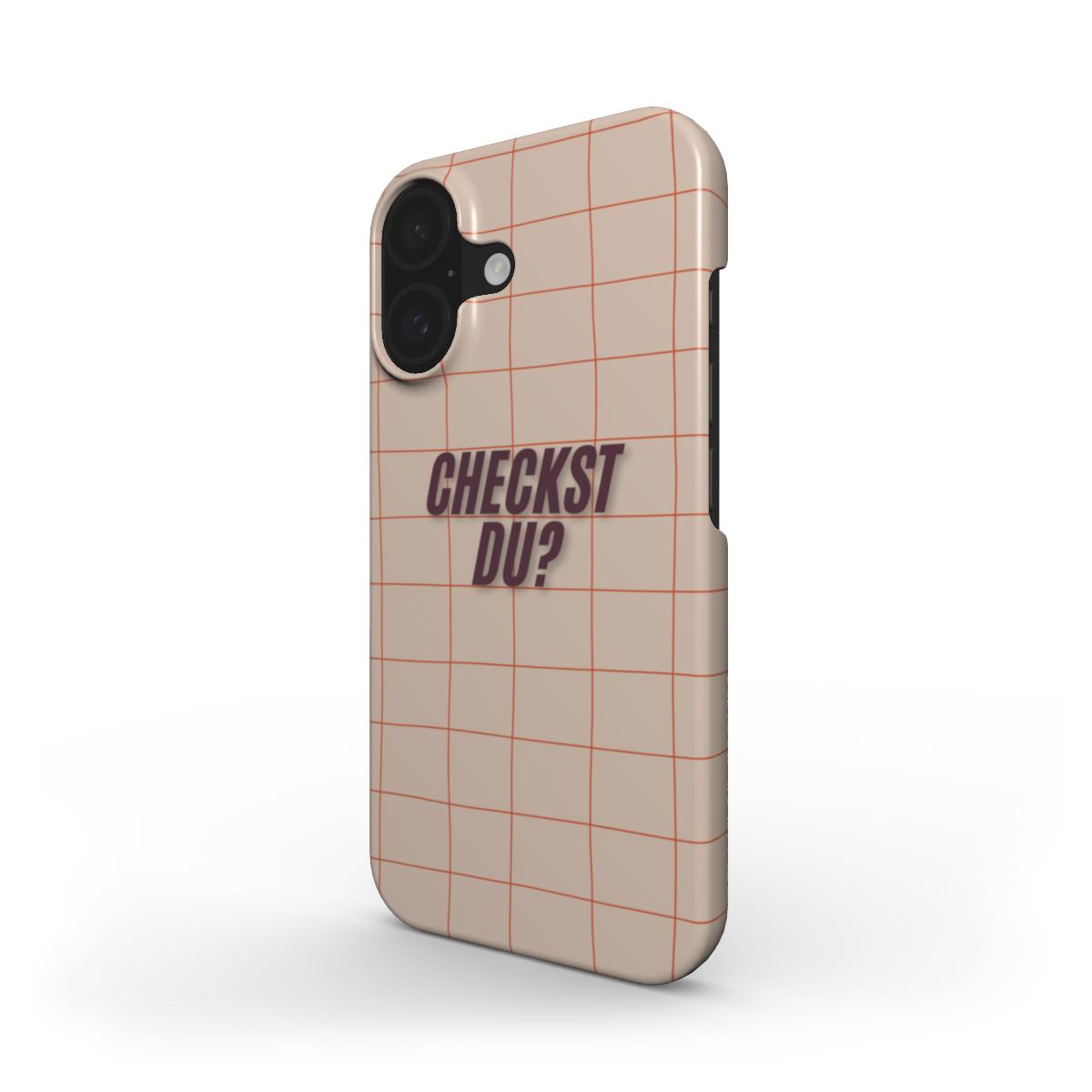 Checkst Du? Beige - Slim Case