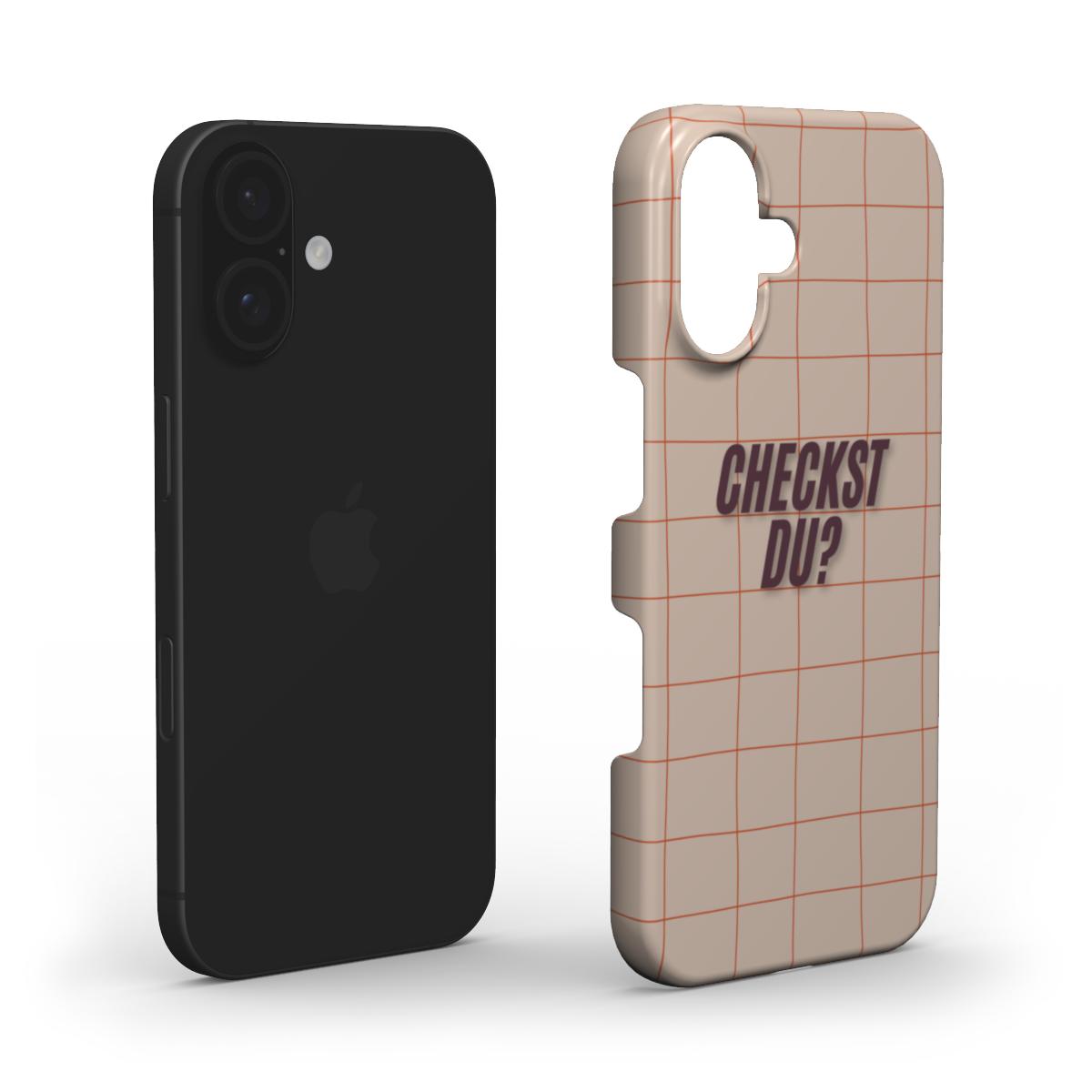 Checkst Du? Beige - Slim Case