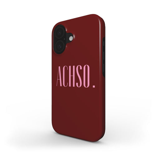 Achso Burgundy- Tough Case