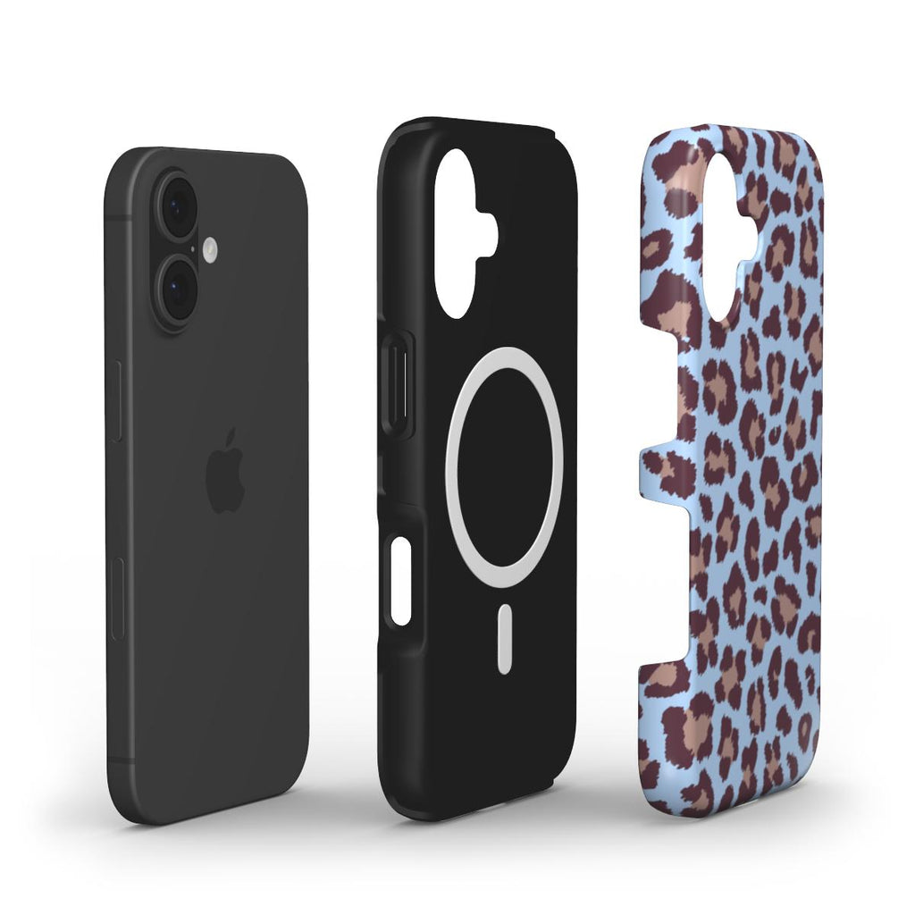 Leopard Blue - MagSafe Tough Case