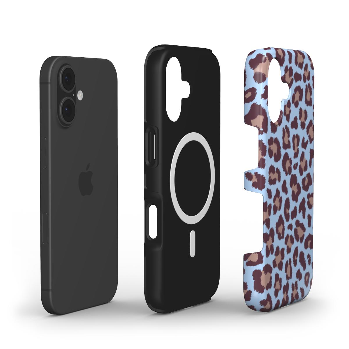 Leopard Blue - MagSafe Tough Case