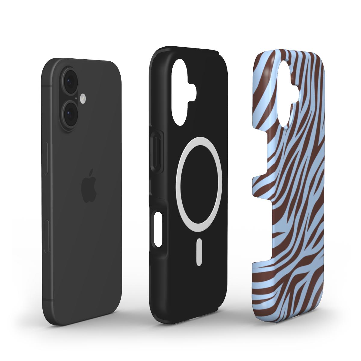 Zebra Blue - MagSafe Tough Case