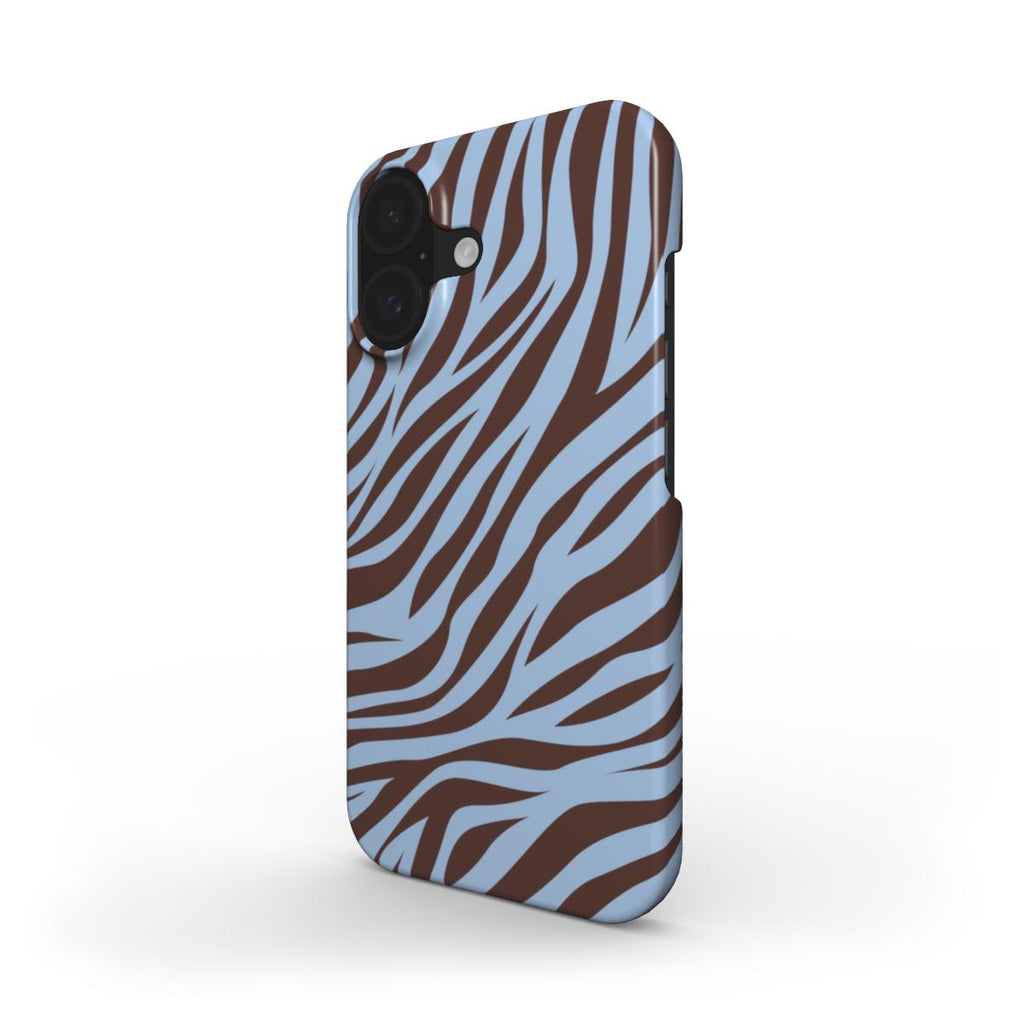 Zebra Blue - Slim Case