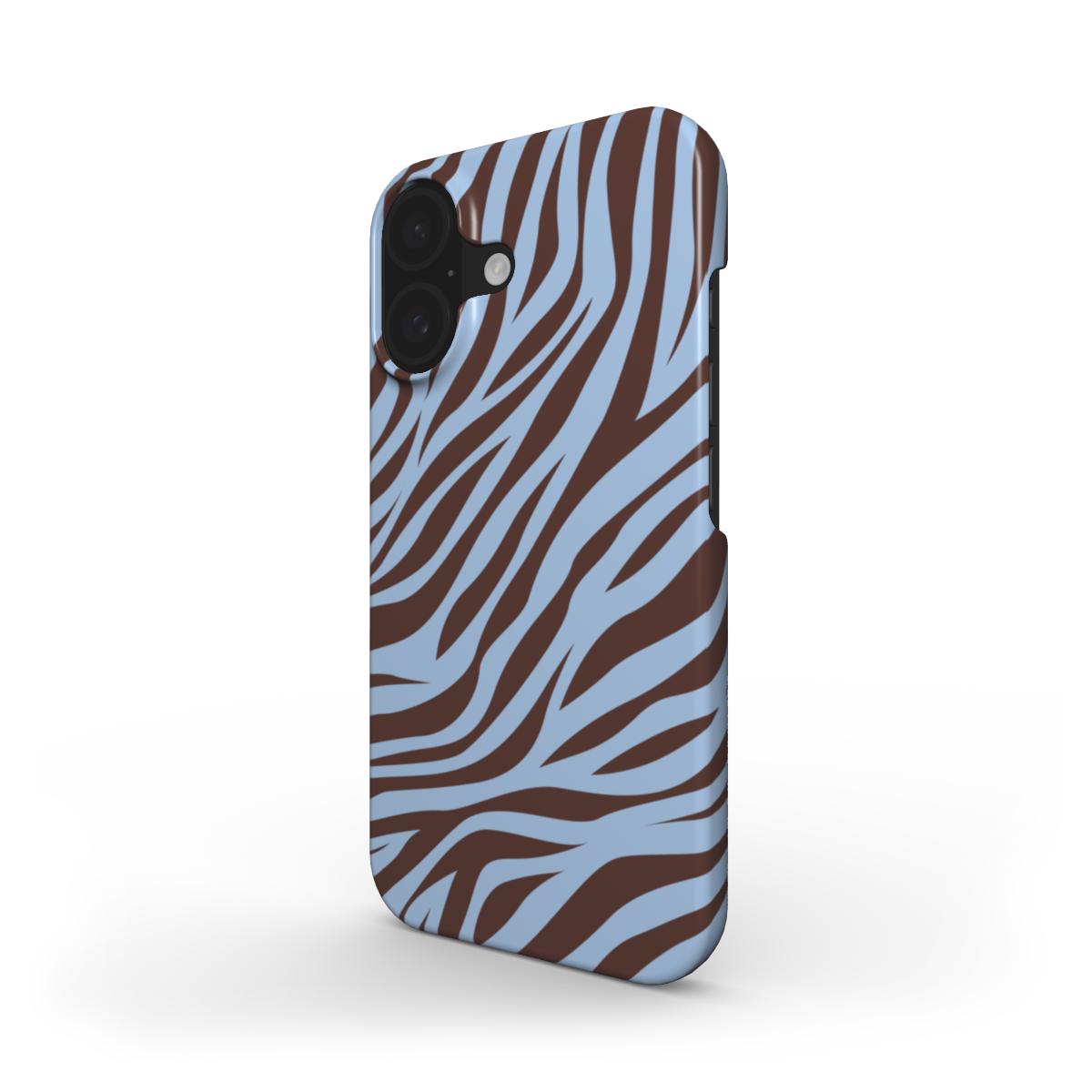 Zebra Blue - Slim Case