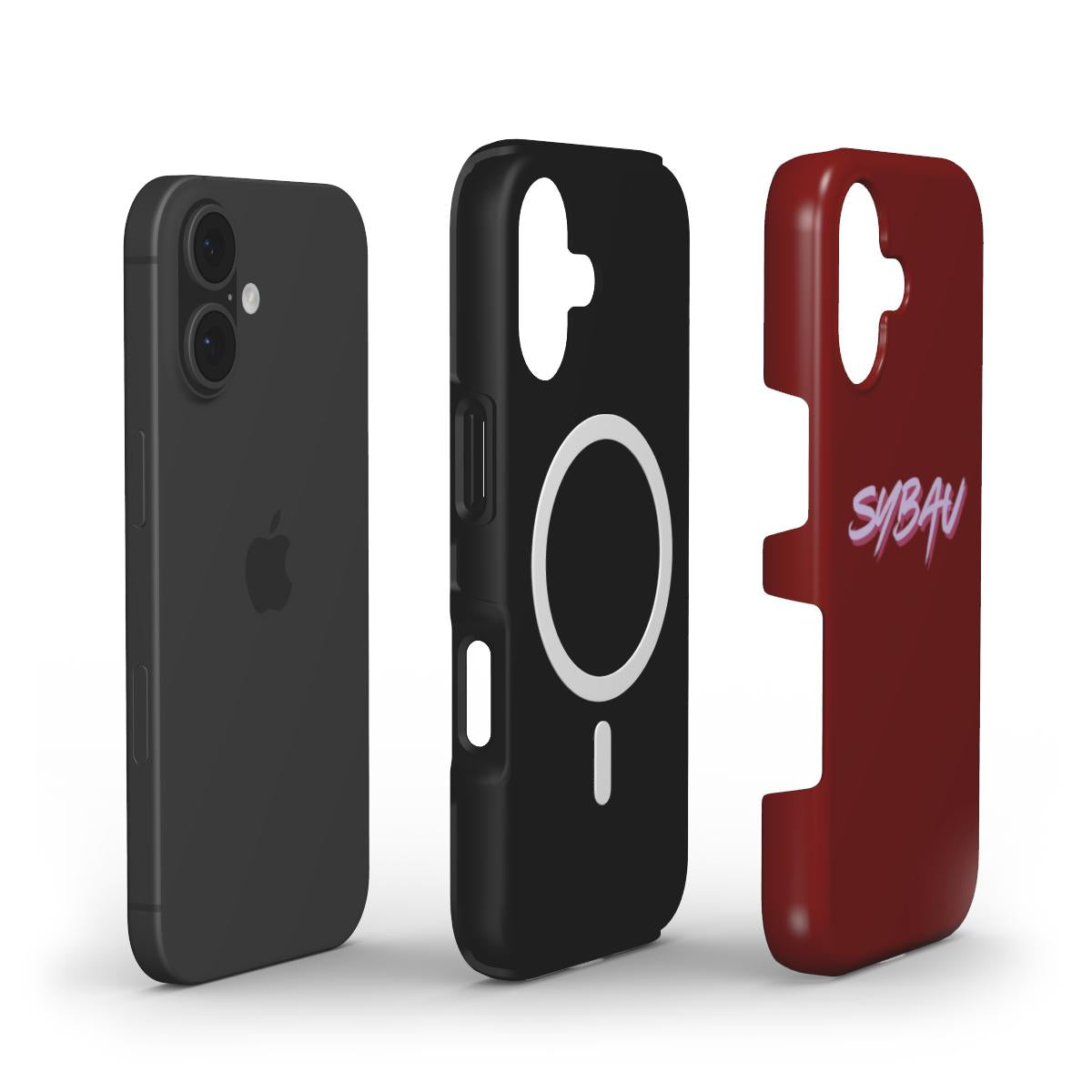 SYBAU Dark Red - MagSafe Tough Case