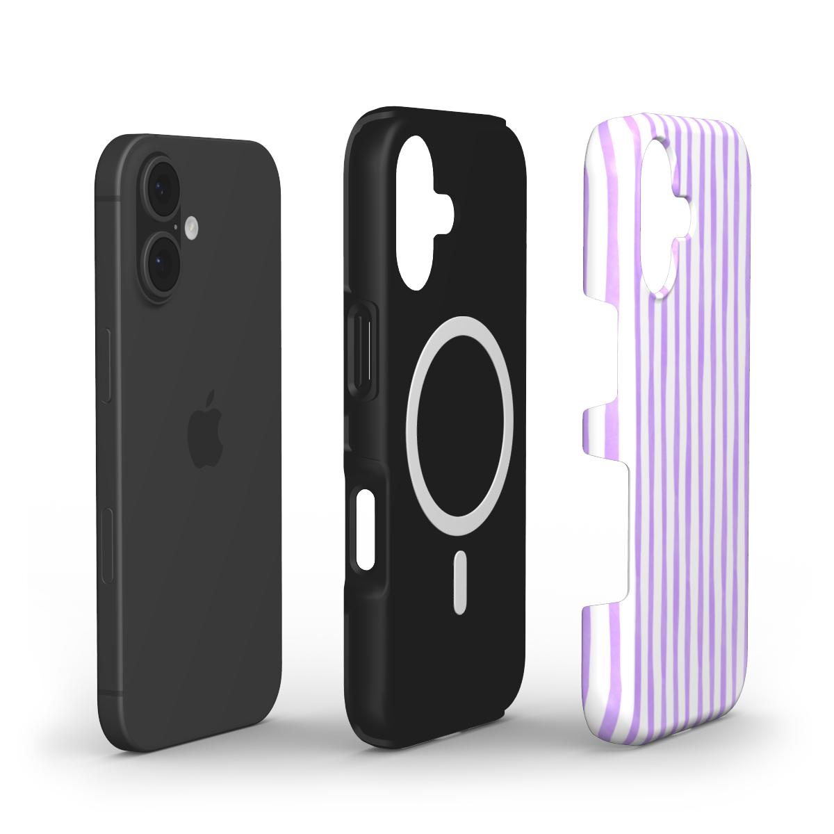 Lavender Stripes - MagSafe Tough Case