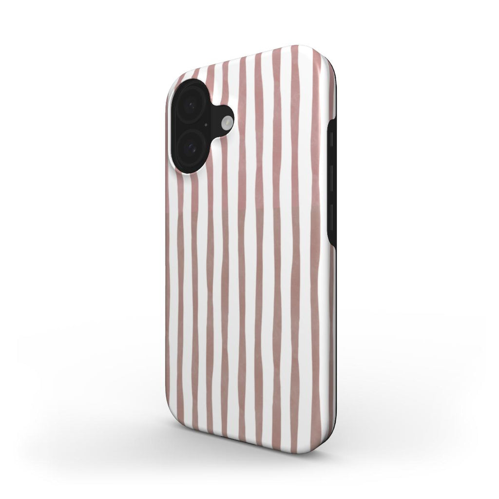 Burgundy Stripes - Tough Case