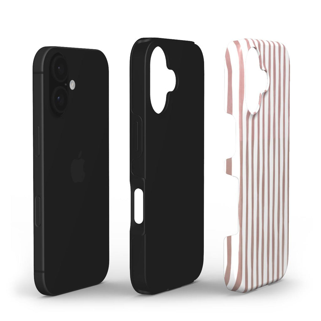 Burgundy Stripes - Tough Case