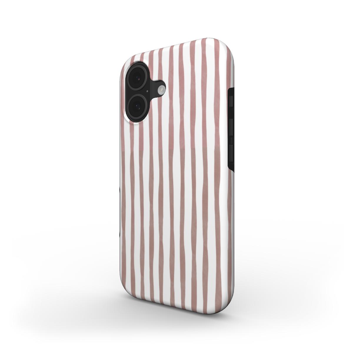 Burgundy Stripes - MagSafe Tough Case