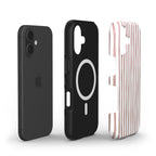 Burgundy Stripes - MagSafe Tough Case