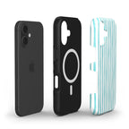 Aqua Stripes - MagSafe Tough Case