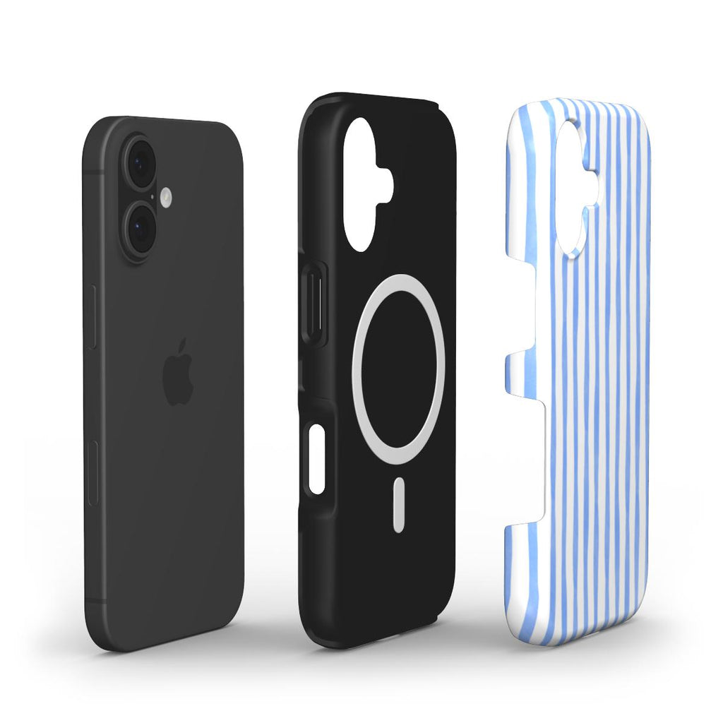 Sky Blue Stripes - MagSafe Tough Case