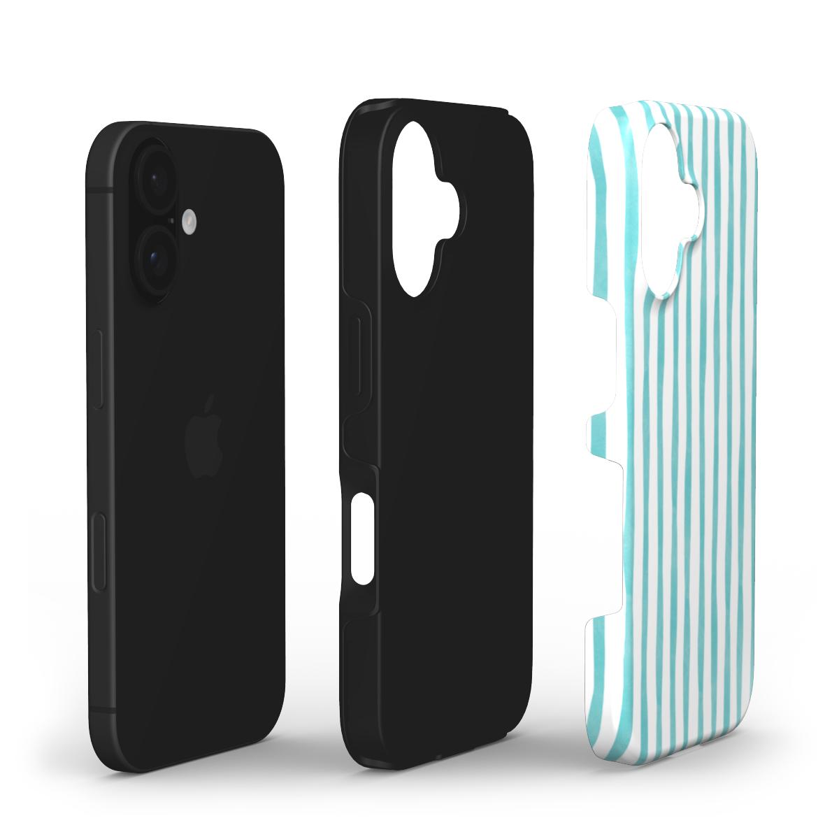 Aqua Stripes - Tough Case
