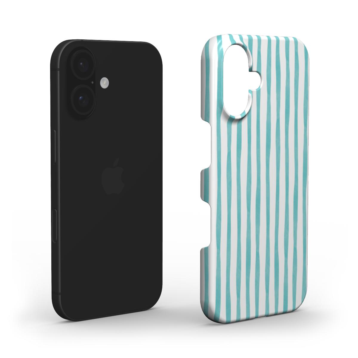 Aqua Stripes - Slim Case