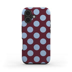 Jumbo Dots Burgundy & Blue - MagSafe Tough Case