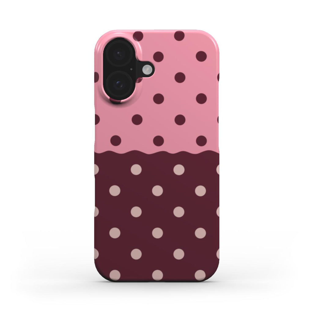 Reflection Dots Pink & Burgundy - Slim Case