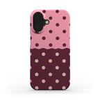 Reflection Dots Pink & Burgundy - Slim Case
