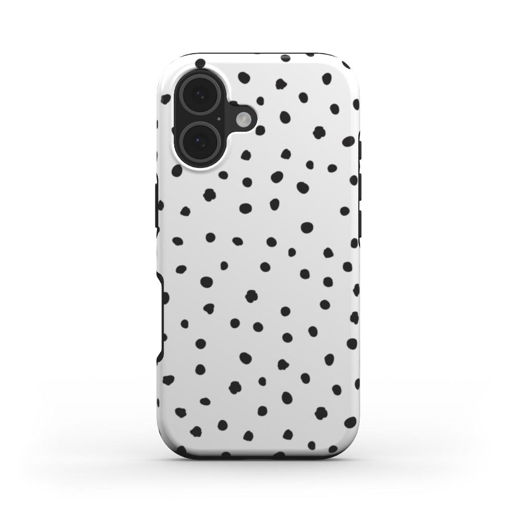 Wild Dots White & Black - MagSafe Tough Case