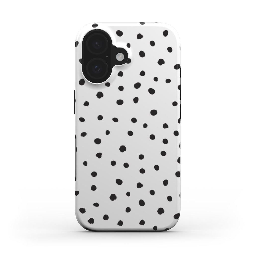 Wild Dots White & Black - Tough Case